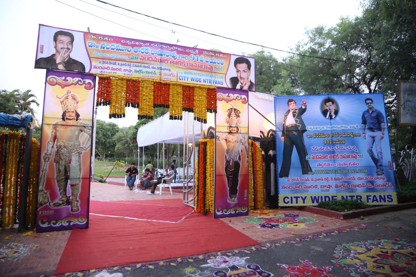 Nandamuri Family at NTR Ghat