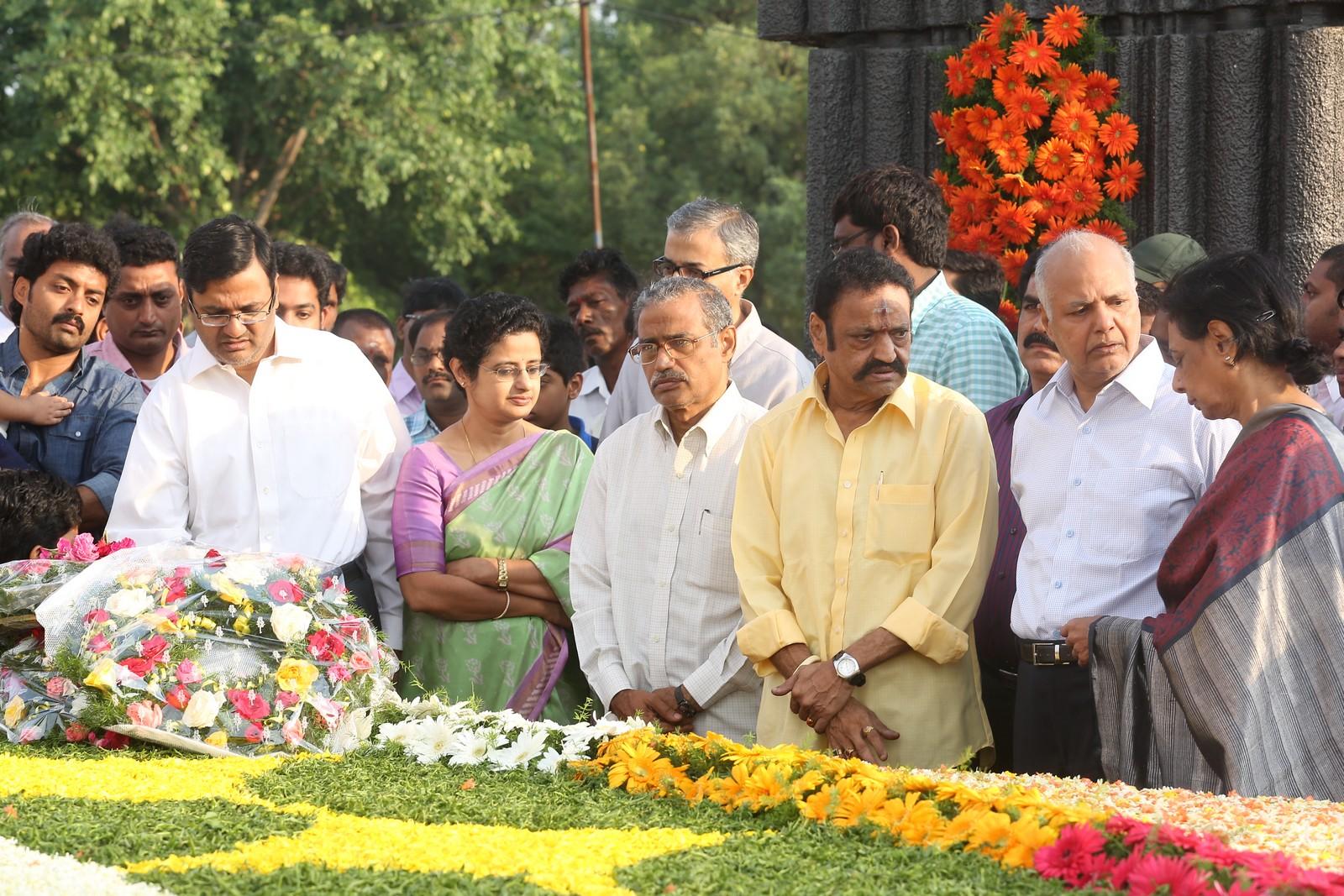 Nandamuri Family at NTR Ghat