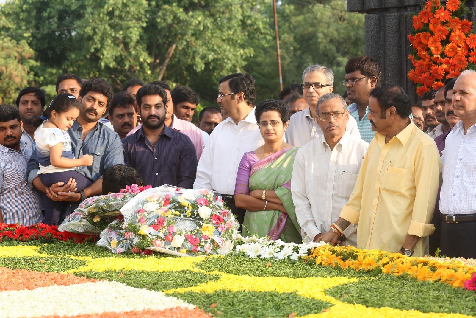 Nandamuri Family at NTR Ghat