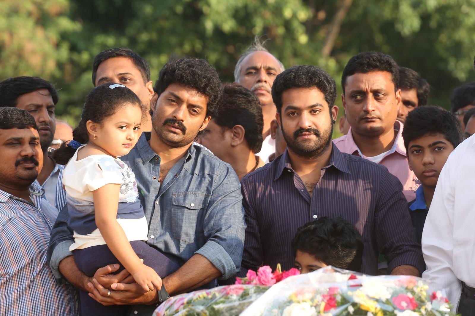 Nandamuri Family at NTR Ghat