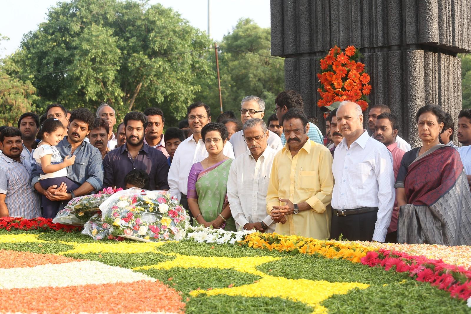 Nandamuri Family at NTR Ghat