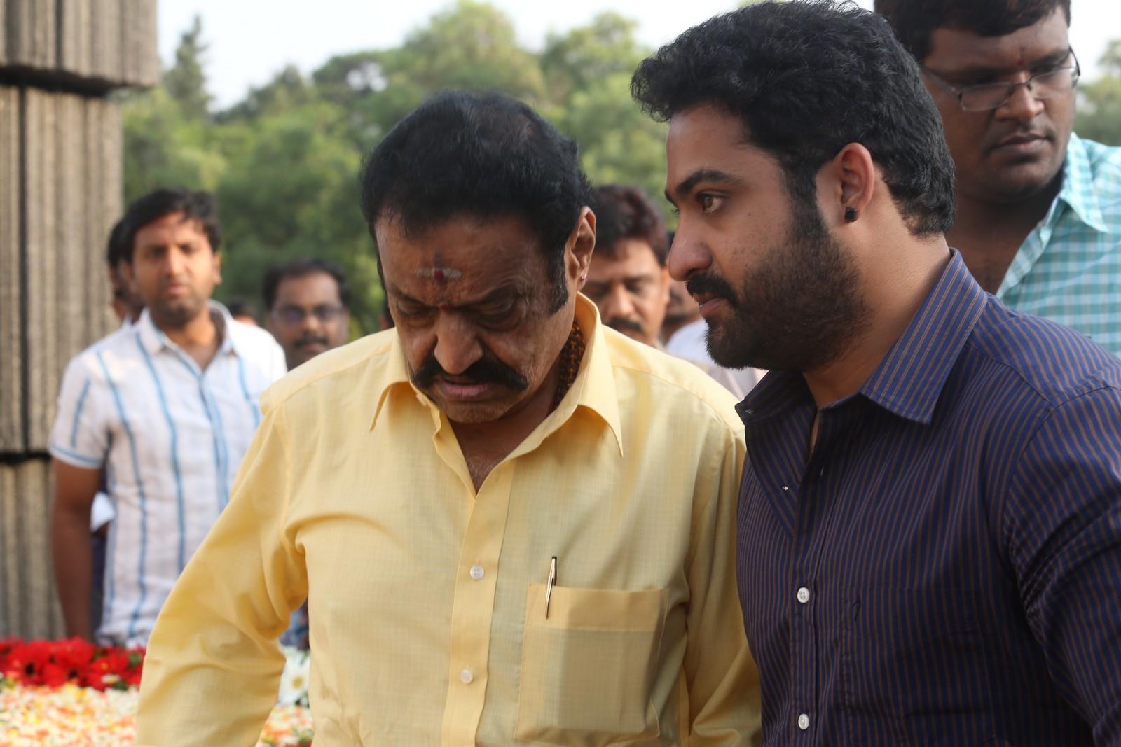Nandamuri Family at NTR Ghat