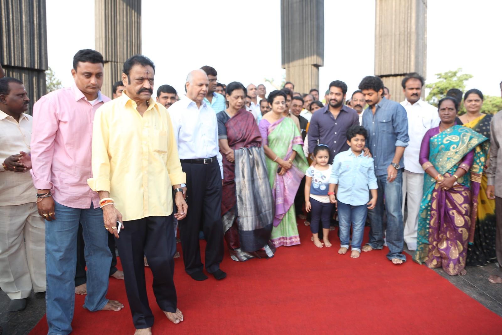 Nandamuri Family at NTR Ghat