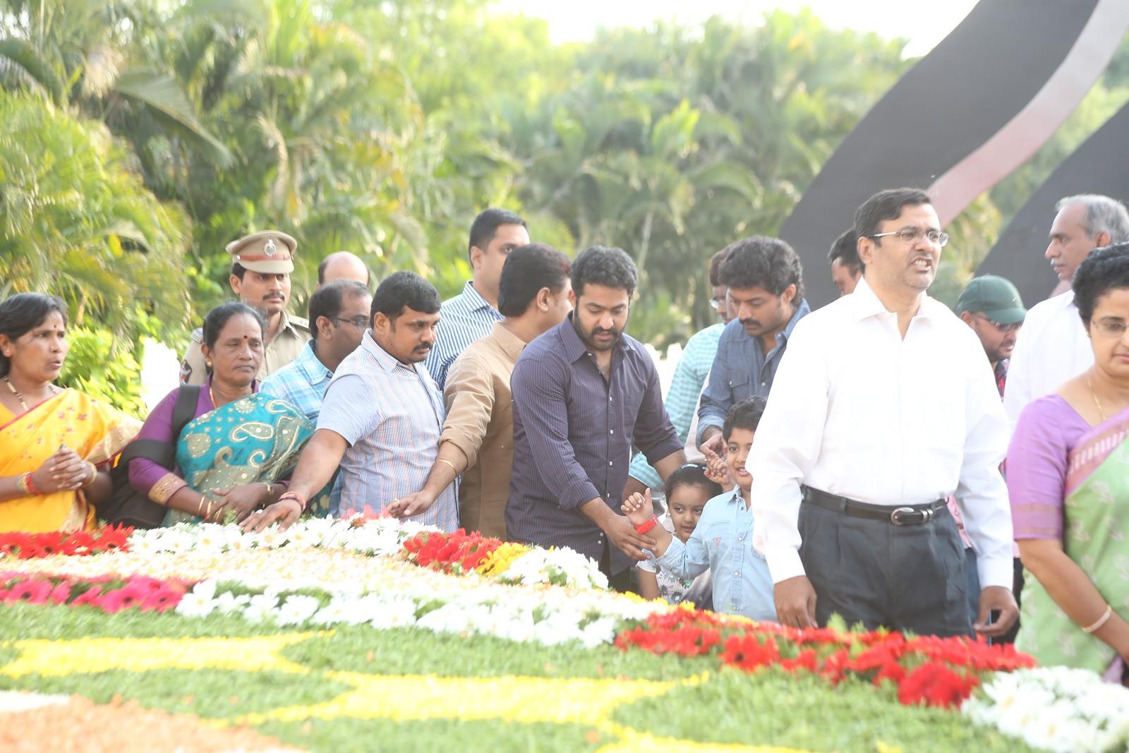 Nandamuri Family at NTR Ghat