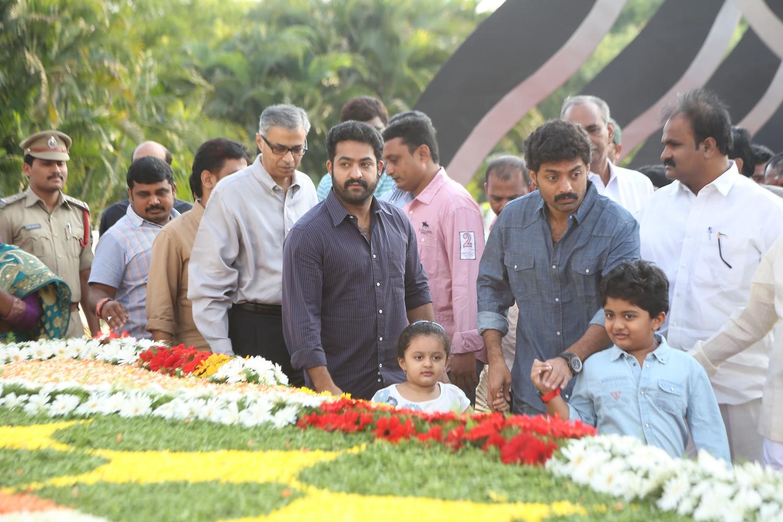 Nandamuri Family at NTR Ghat