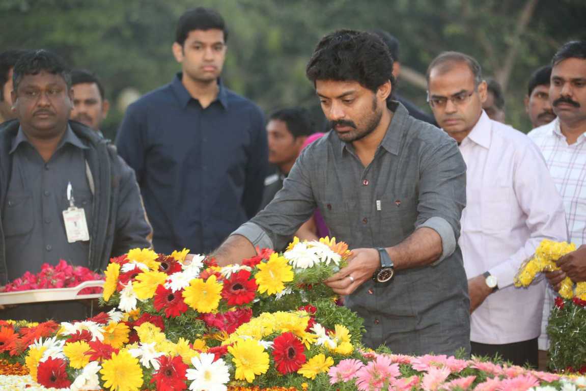 Nandamuri Family At NTR Ghat On NTR 19th Death Anniversary