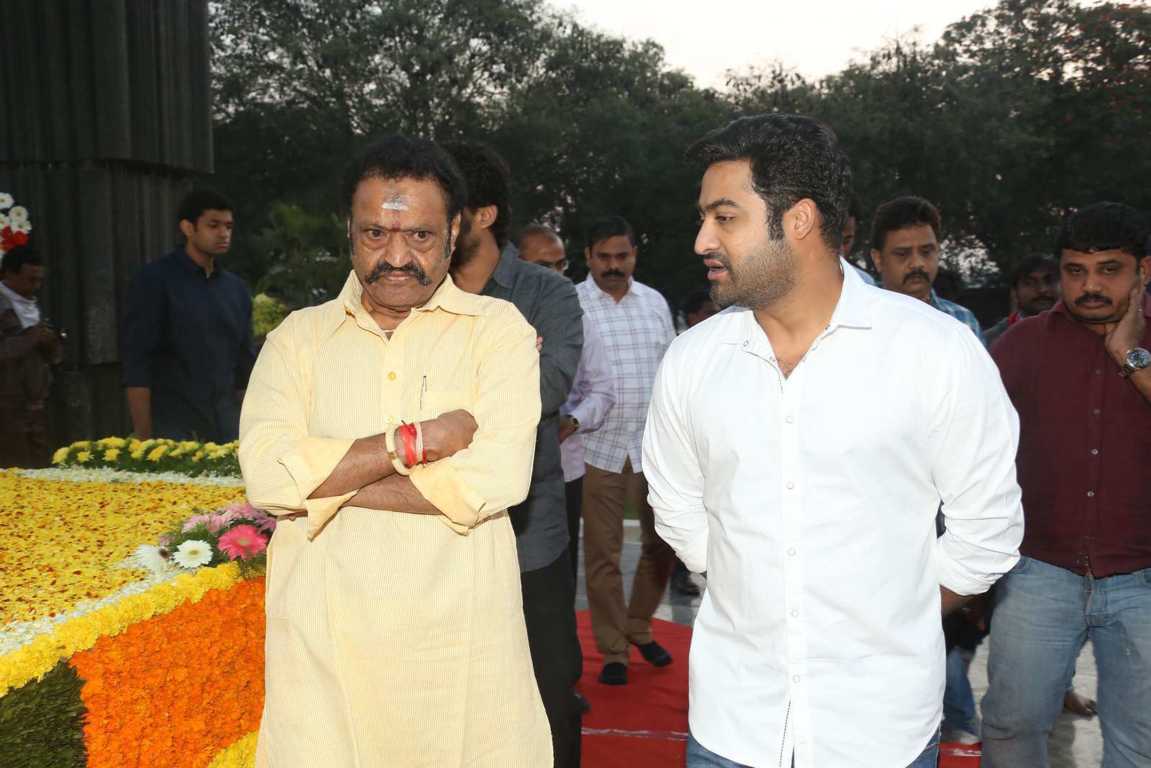 Nandamuri Family At NTR Ghat On NTR 19th Death Anniversary