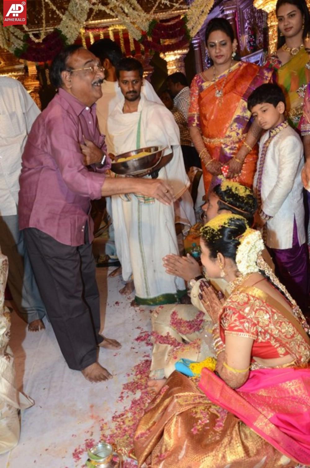 Nandamuri Mohana Krishnas Daughter Marriage Pics