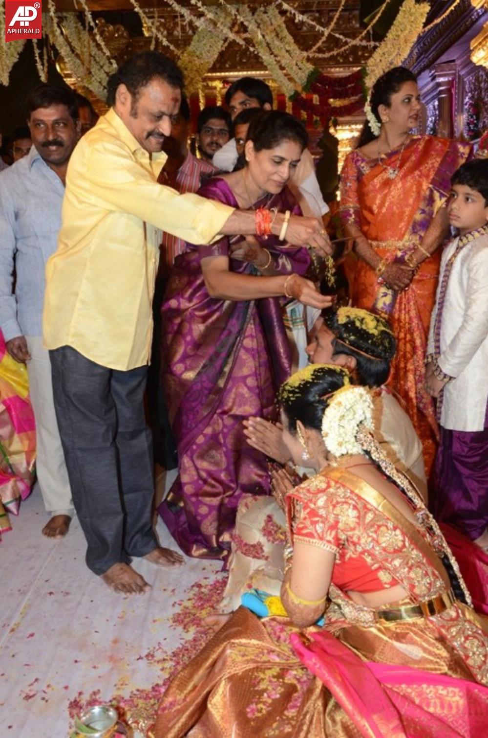 Nandamuri Mohana Krishnas Daughter Marriage Pics