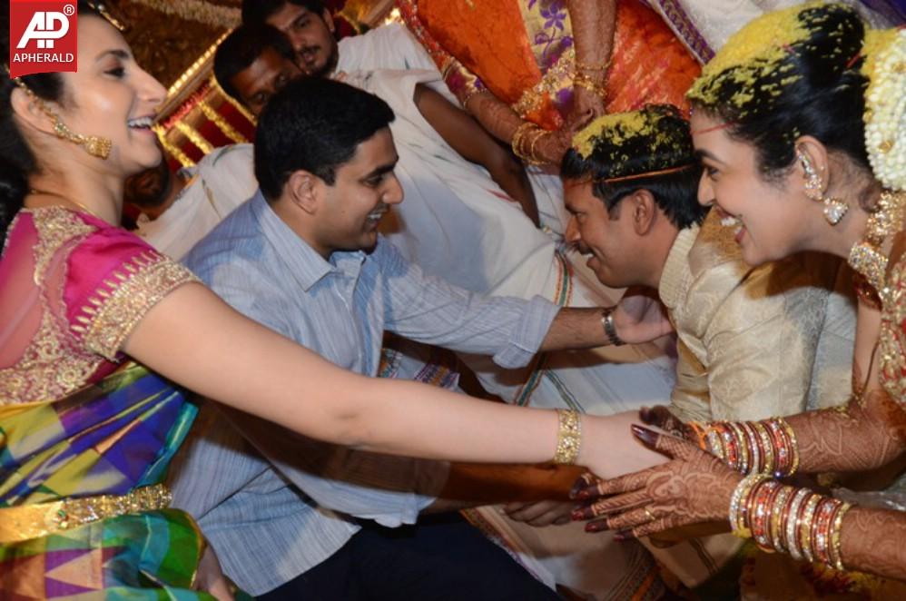 Nandamuri Mohana Krishnas Daughter Marriage Pics