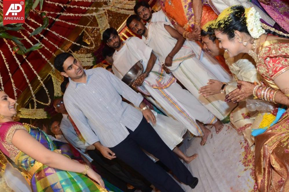 Nandamuri Mohana Krishnas Daughter Marriage Pics