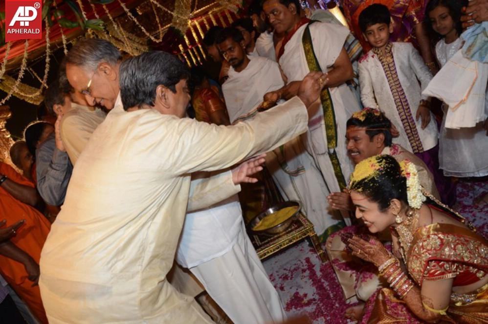 Nandamuri Mohana Krishnas Daughter Marriage Pics
