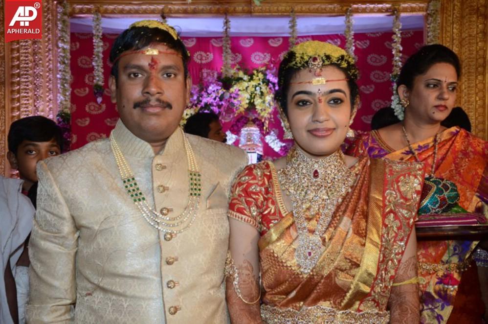 Nandamuri Mohana Krishnas Daughter Marriage Pics