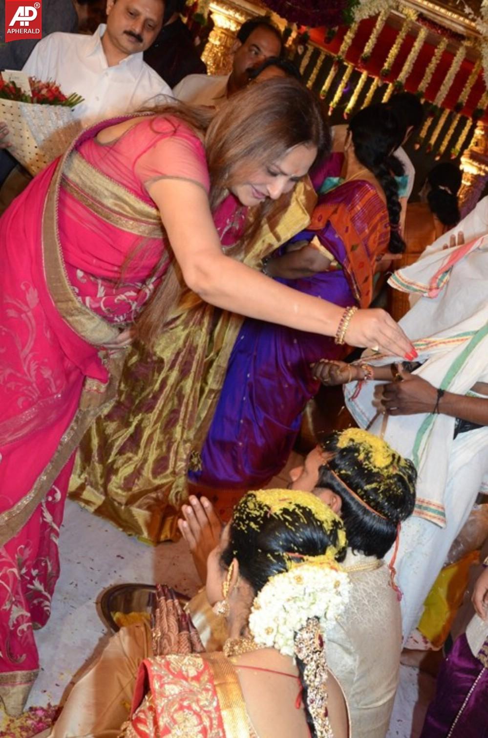 Nandamuri Mohana Krishnas Daughter Marriage Pics