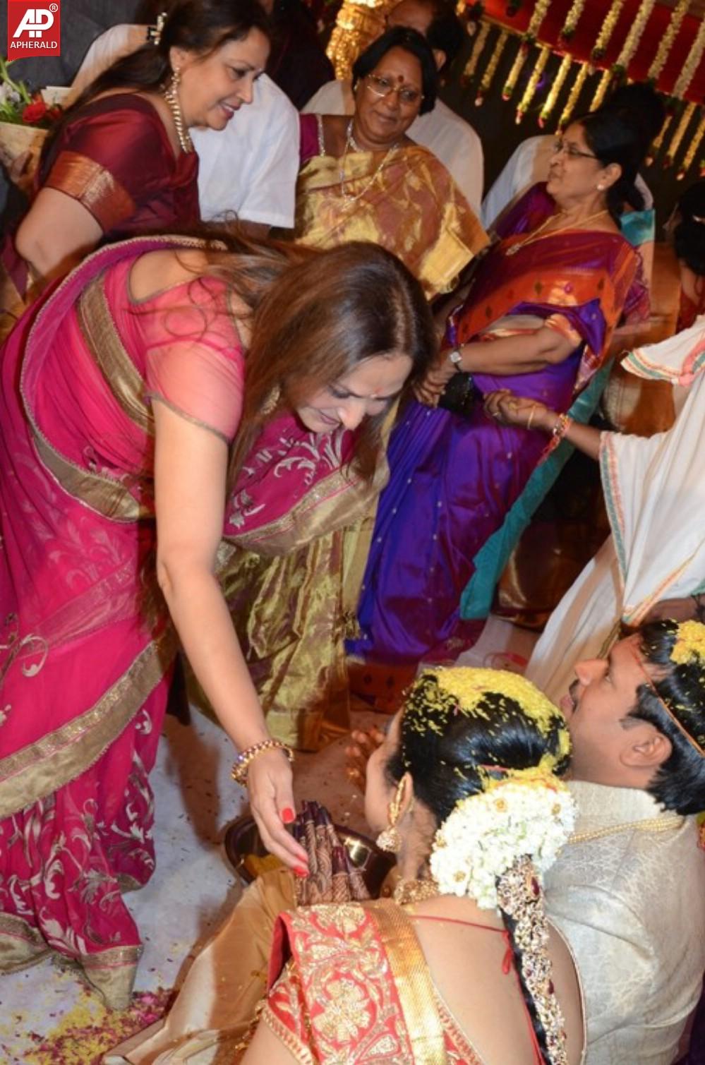 Nandamuri Mohana Krishnas Daughter Marriage Pics