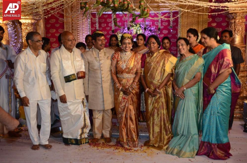 Nandamuri Mohana Krishnas Daughter Marriage Pics
