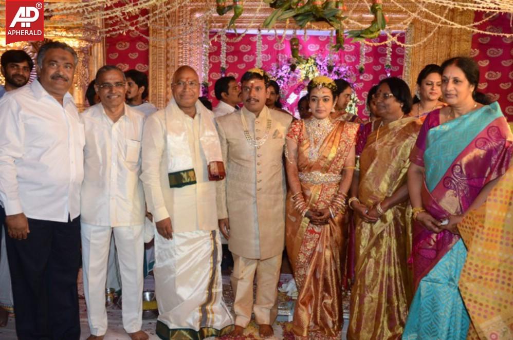 Nandamuri Mohana Krishnas Daughter Marriage Pics