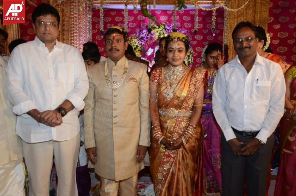Nandamuri Mohana Krishnas Daughter Marriage Pics