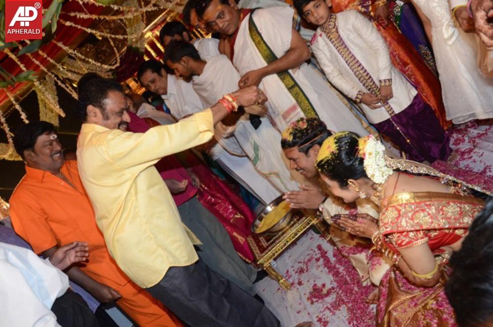 Nandamuri Mohana Krishnas Daughter Marriage Pics