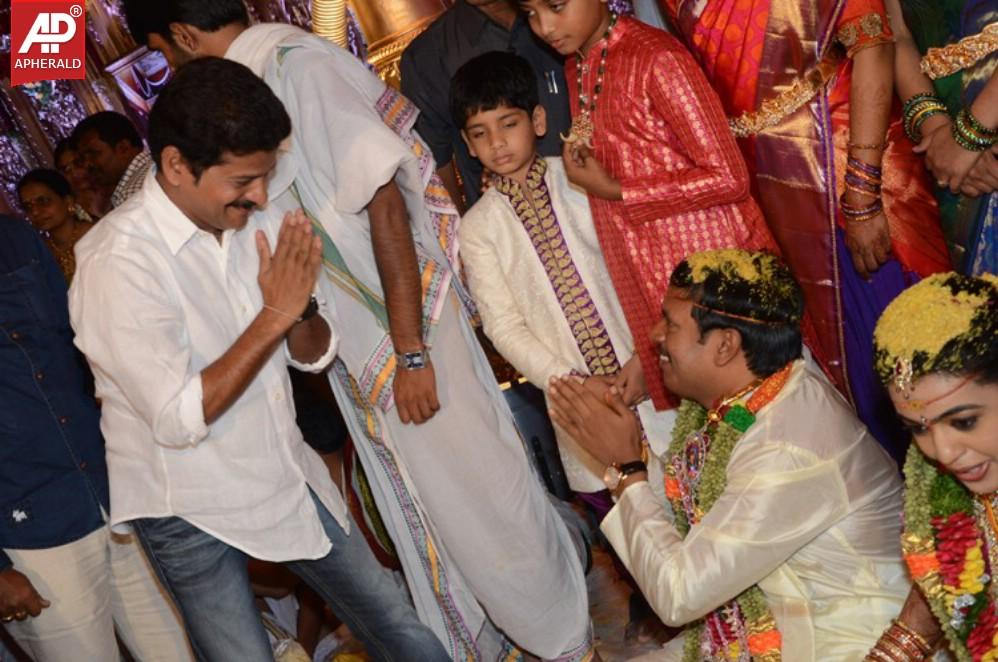 Nandamuri Mohana Krishnas Daughter Marriage Pics