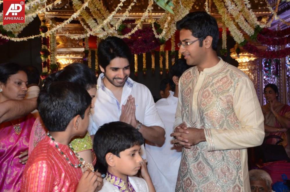 Nandamuri Mohana Krishnas Daughter Marriage Pics