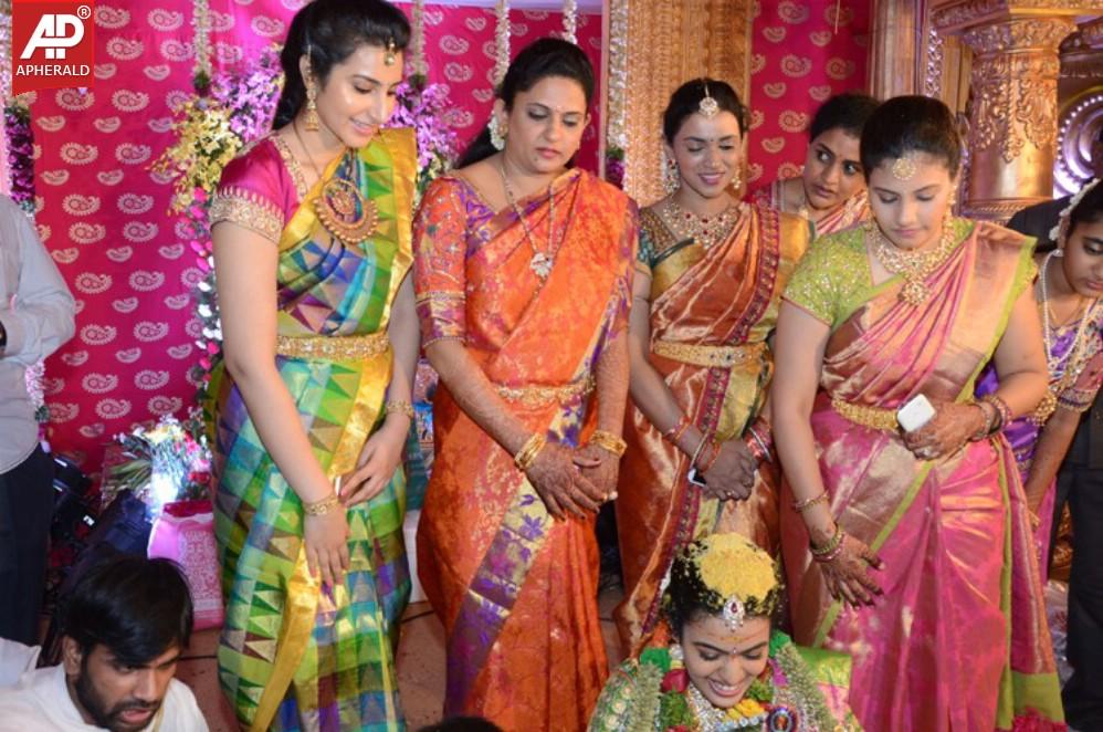 Nandamuri Mohana Krishnas Daughter Marriage Pics