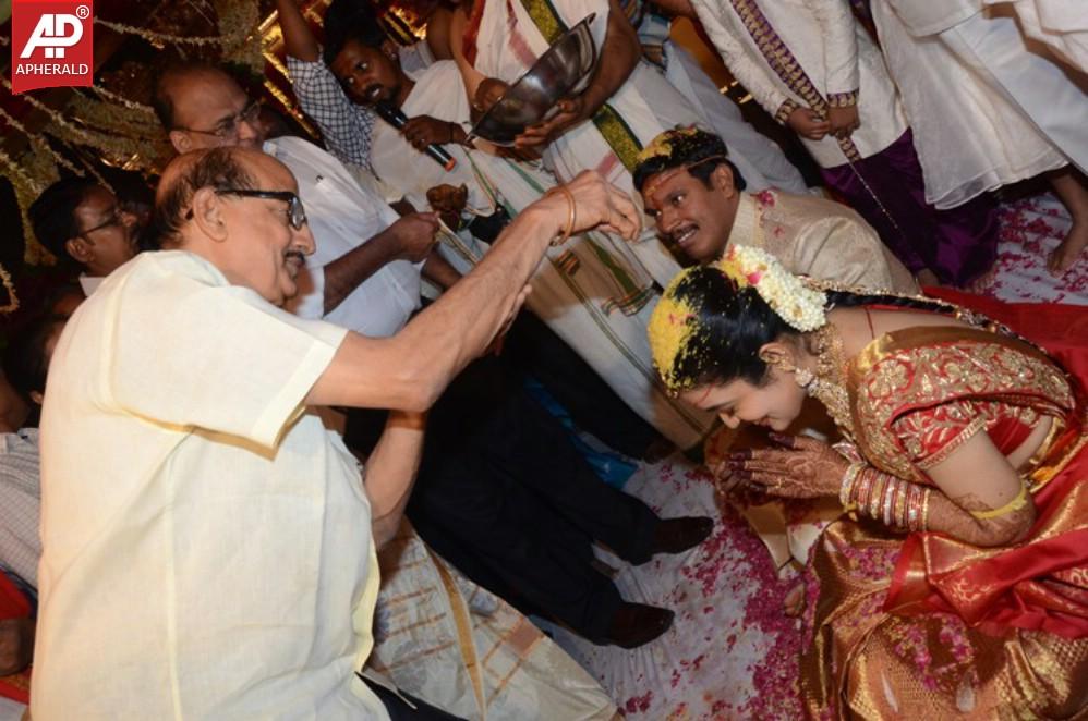 Nandamuri Mohana Krishnas Daughter Marriage Pics