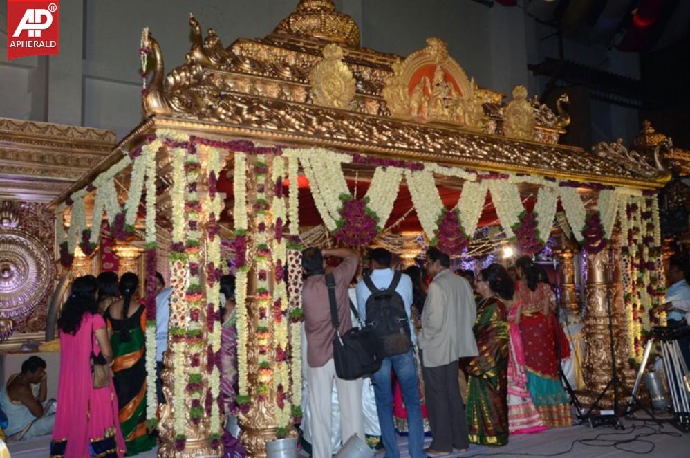 Nandamuri Mohana Krishnas Daughter Marriage Pics