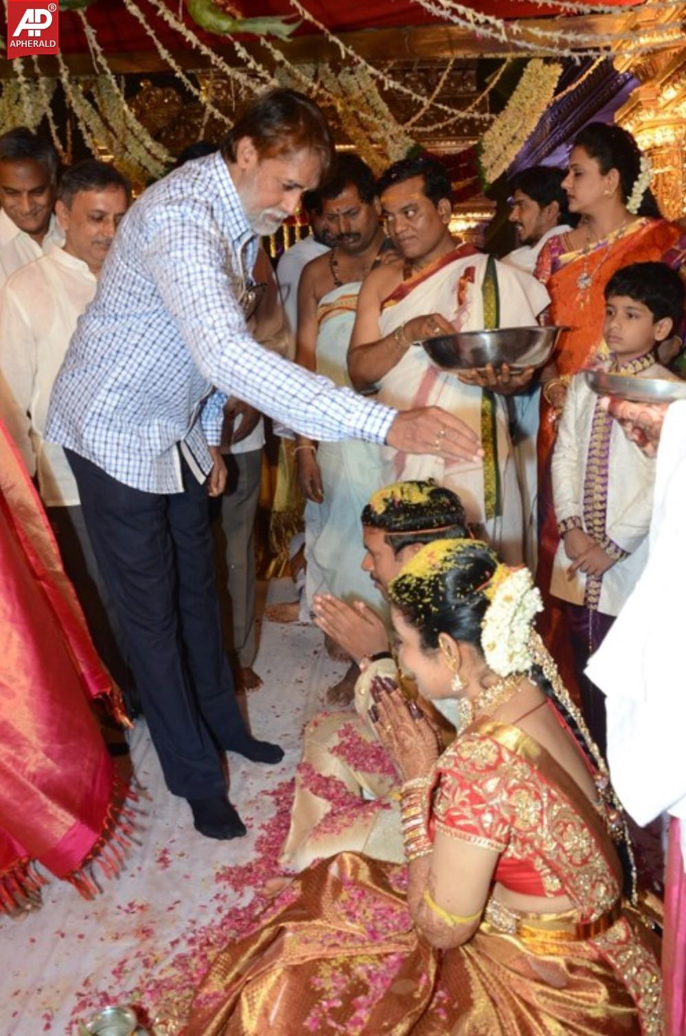 Nandamuri Mohana Krishnas Daughter Marriage Pics