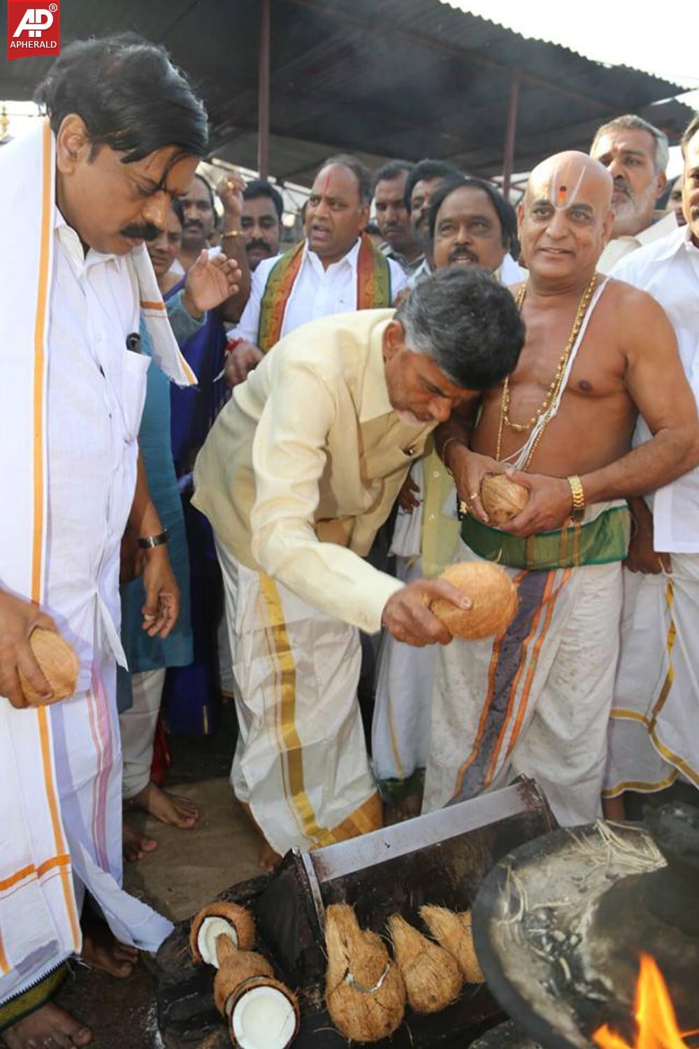 Nara Chandrababu Naidu Visited Tirumala