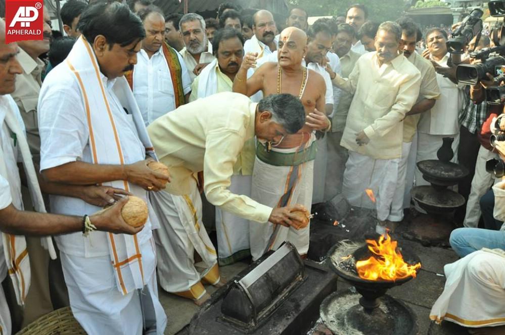 Nara Chandrababu Naidu Visited Tirumala