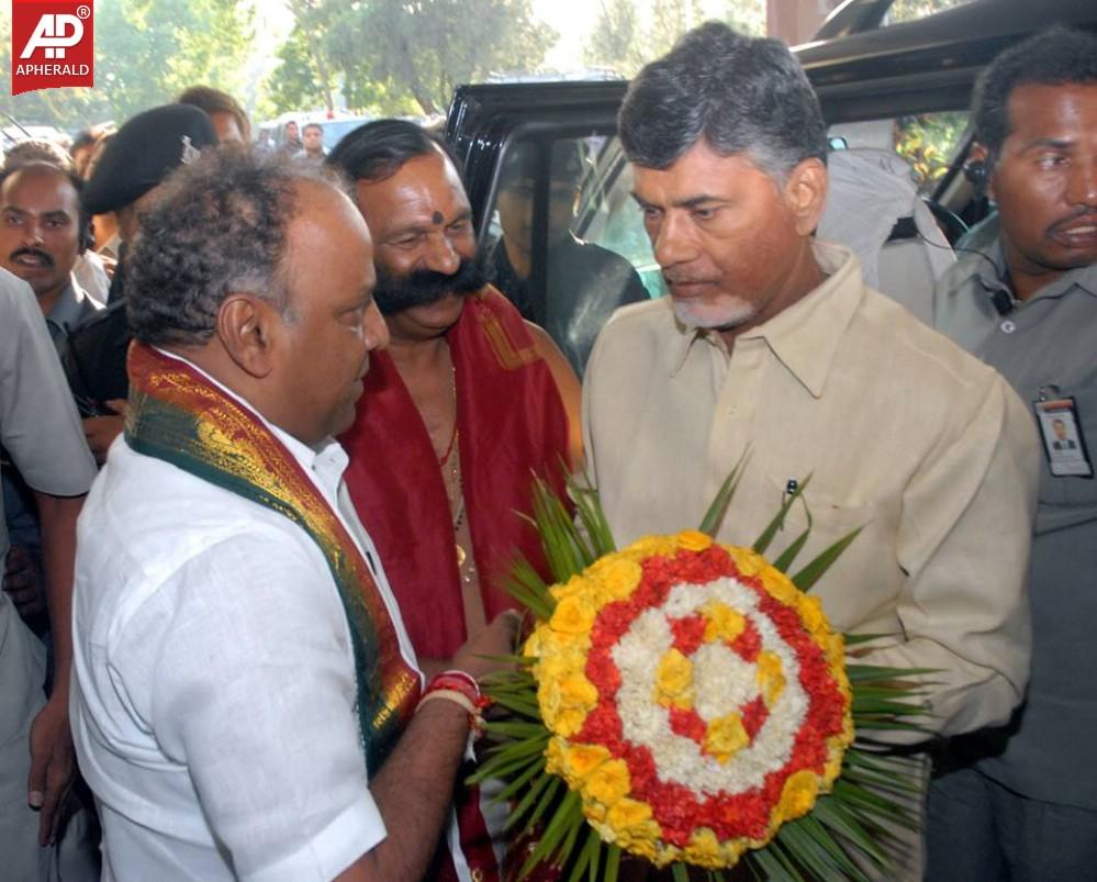 Nara Chandrababu Naidu Visited Tirumala