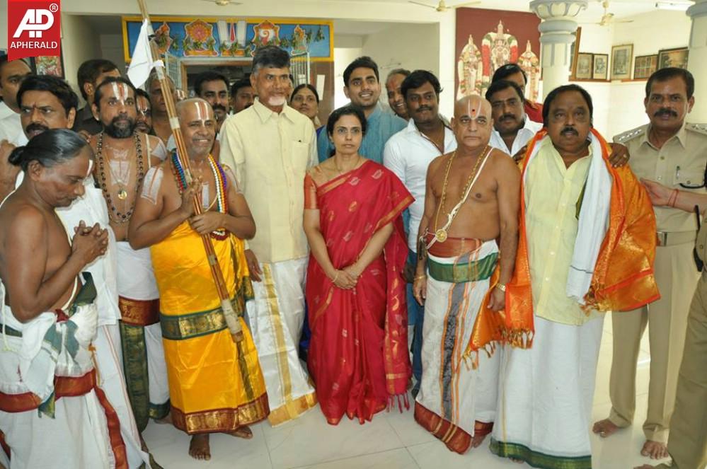Nara Chandrababu Naidu Visited Tirumala