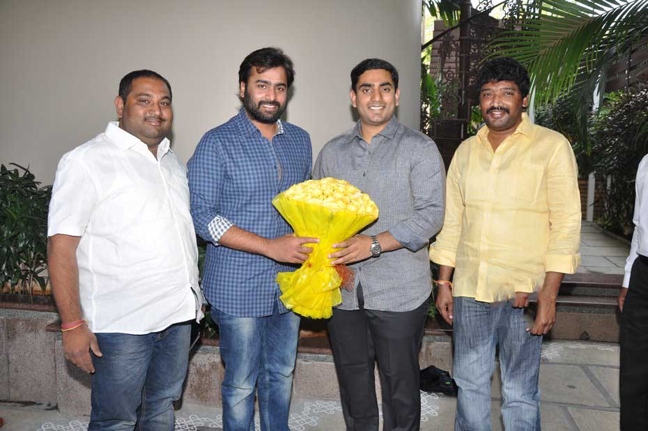 Nara Rohit At Nara Lokesh Birthday Celebrations Photos