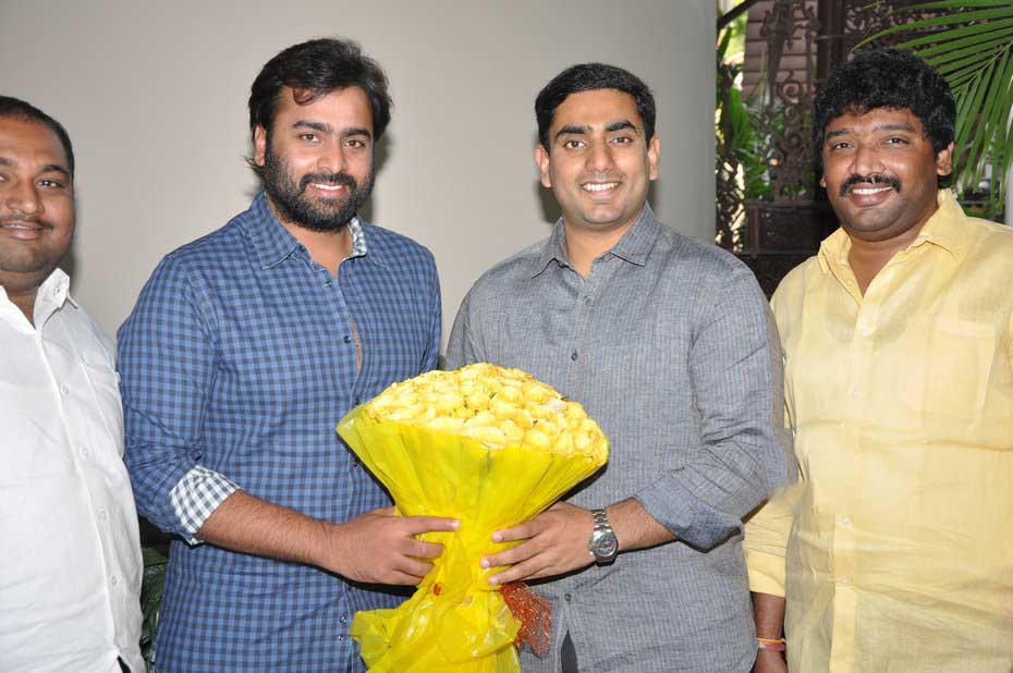 Nara Rohit At Nara Lokesh Birthday Celebrations Photos