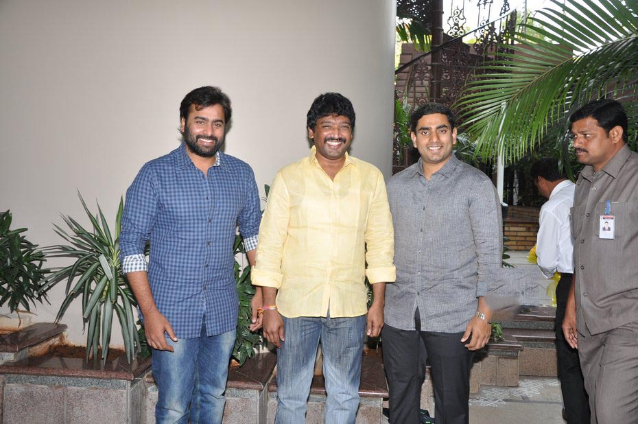 Nara Rohit At Nara Lokesh Birthday Celebrations Photos