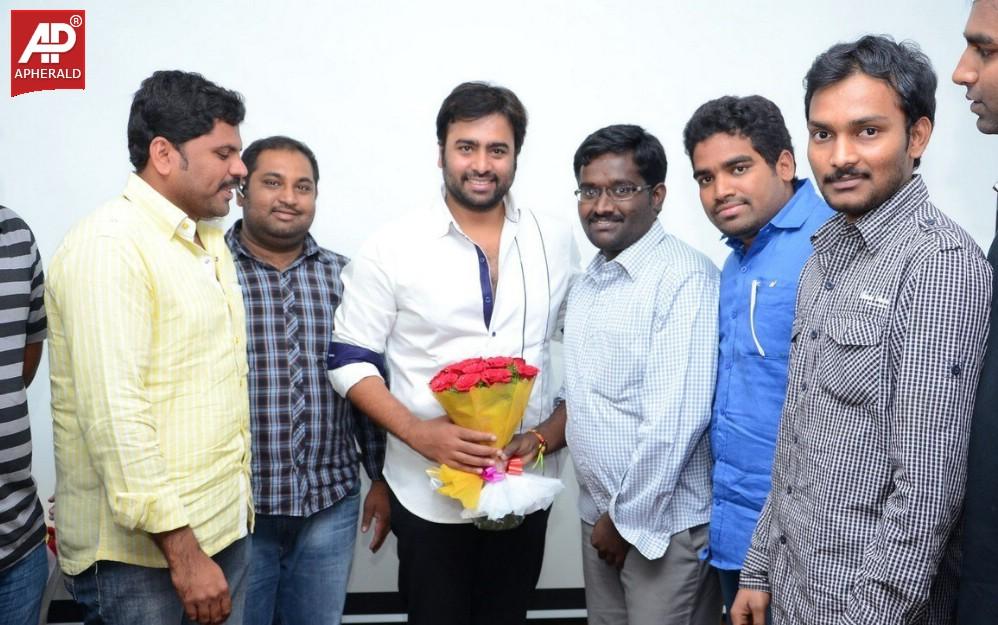 Nara Rohit With his Fans Photos