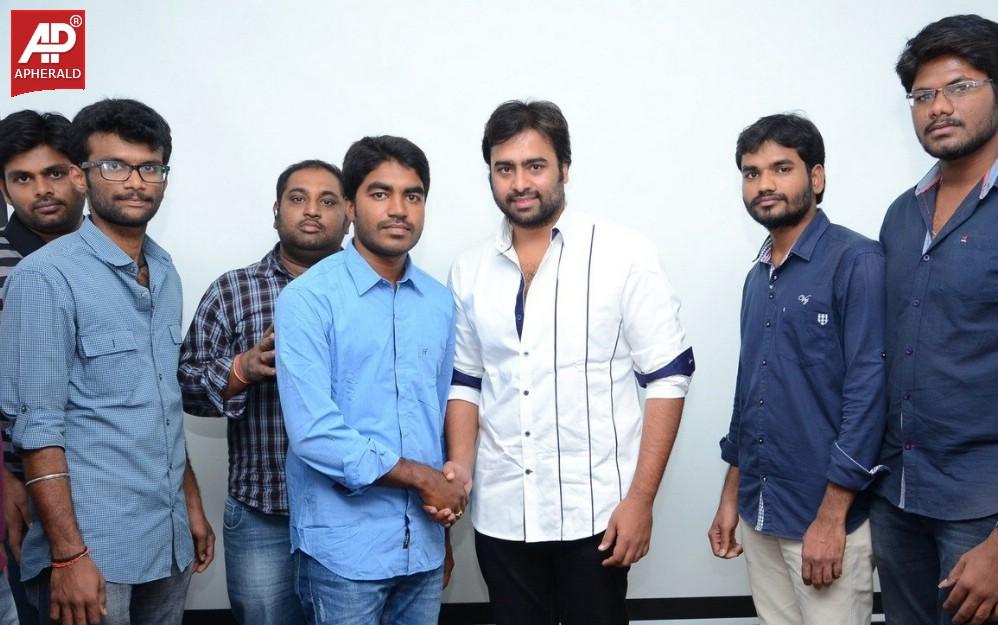Nara Rohit With his Fans Photos