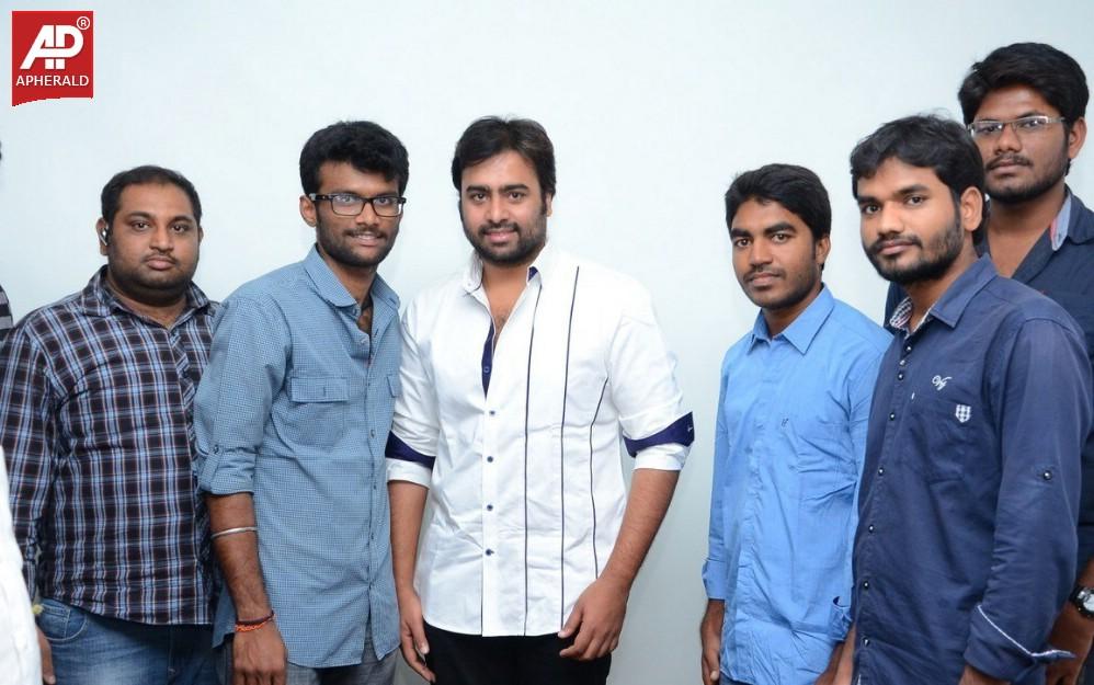 Nara Rohit With his Fans Photos