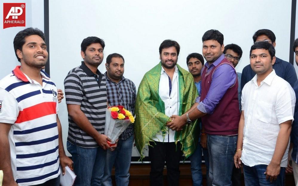 Nara Rohit With his Fans Photos