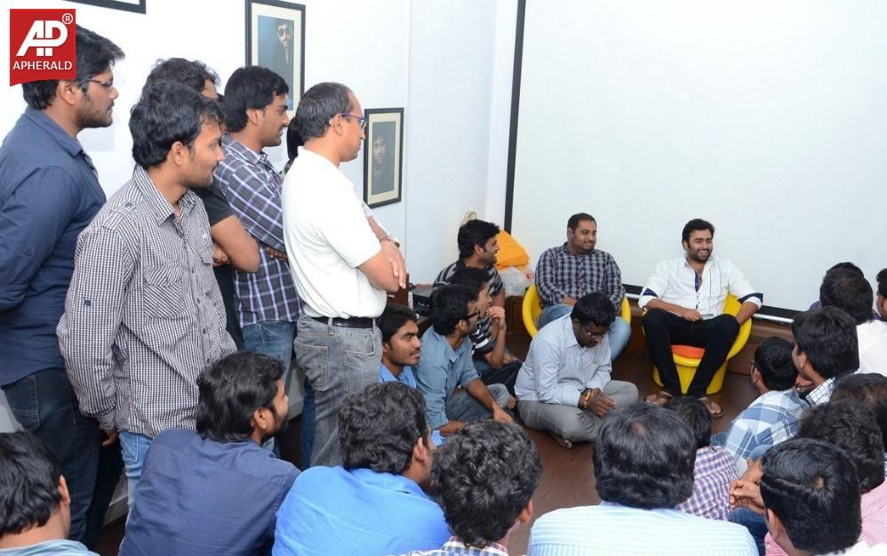 Nara Rohit With his Fans Photos