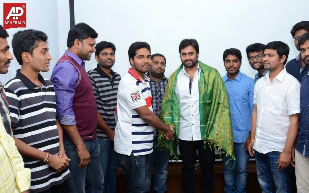 Nara Rohit With his Fans Photos