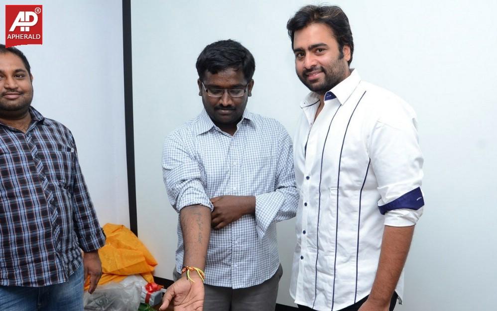 Nara Rohit With his Fans Photos