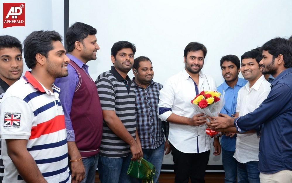 Nara Rohit With his Fans Photos