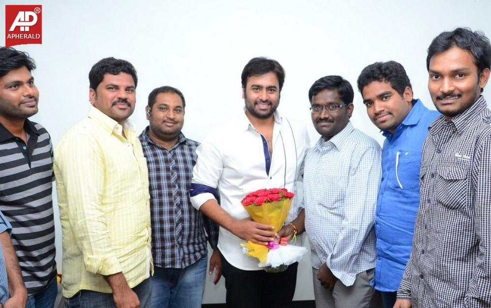 Nara Rohit With his Fans Photos