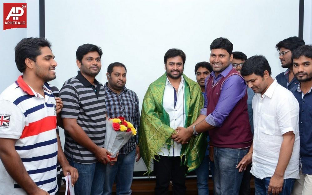 Nara Rohit With his Fans Photos