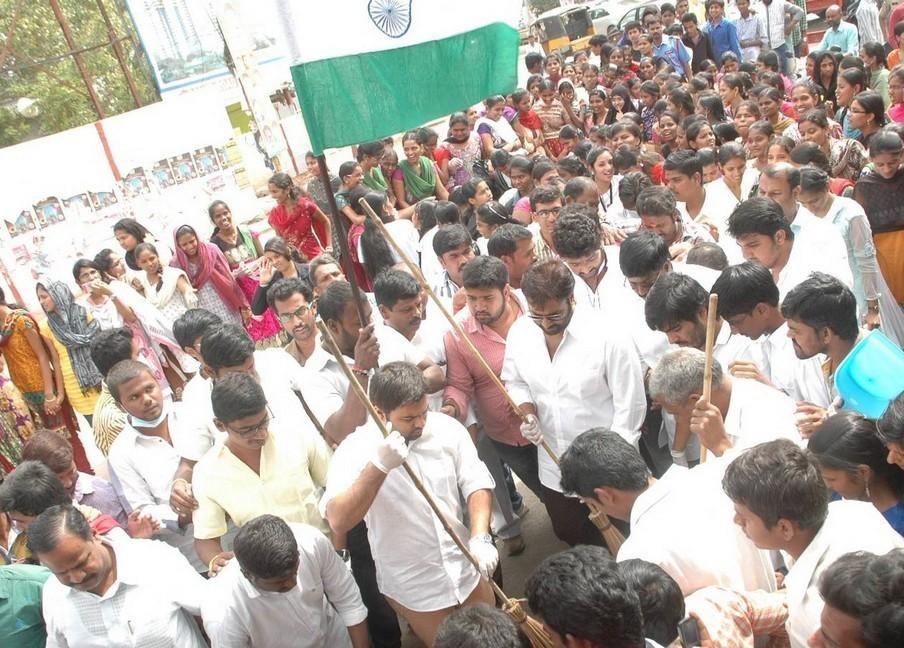 Nara Rohith Participates in Swachh Bharat