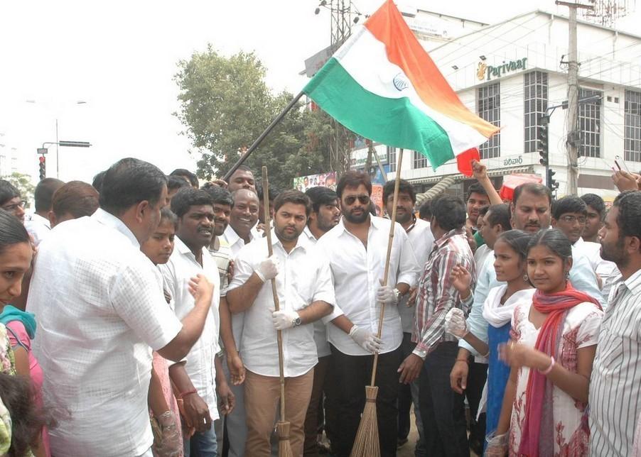 Nara Rohith Participates in Swachh Bharat