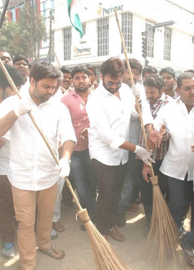 Nara Rohith Participates in Swachh Bharat
