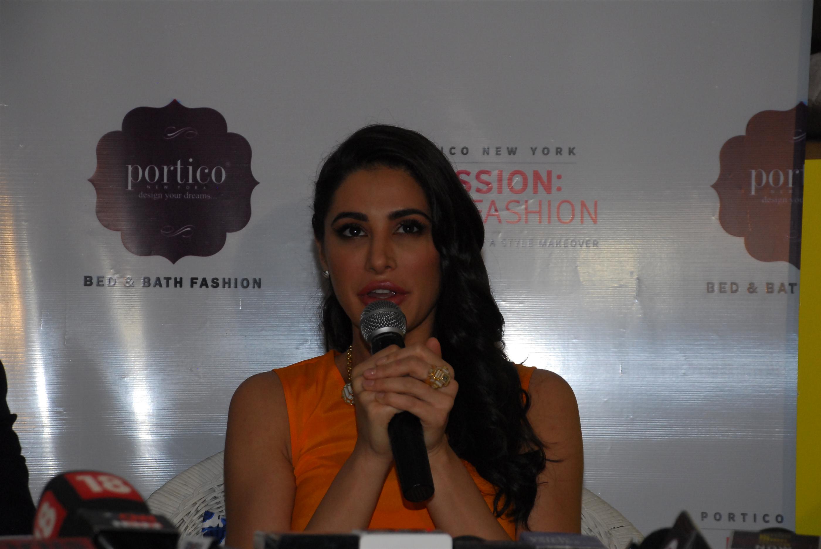 Nargis Fakhri Launch Portico Mission Home Fashion